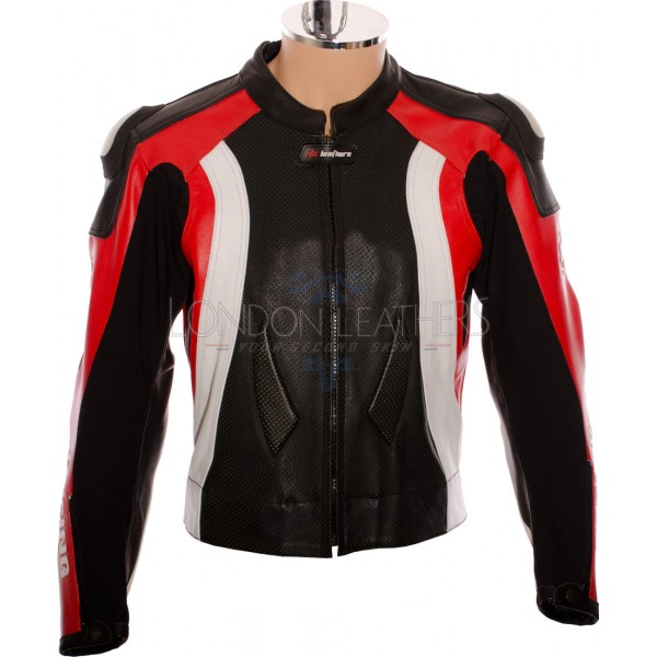 RTX Aero Evo Red Biker Leather Motorcycle Jacket RTX Aero Evo Red Biker Leather Motorcycle Jacket